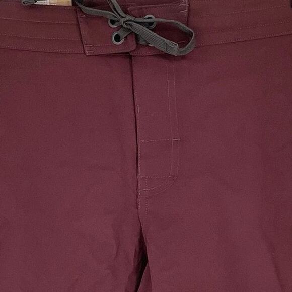 prAna Size 28 Cacao 9” Riveter Boardshort Swimming Trunks Drawstring N11-12 - Picture 6 of 10